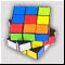 Сувенир -Кубик рубика-
Подарок от Аранель
Крутому Мозголому МБК ) Раунд 1.